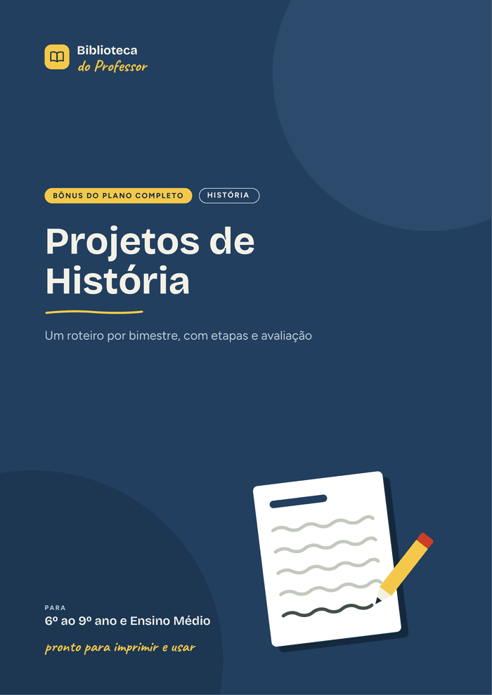 Capa de Projetos de História
