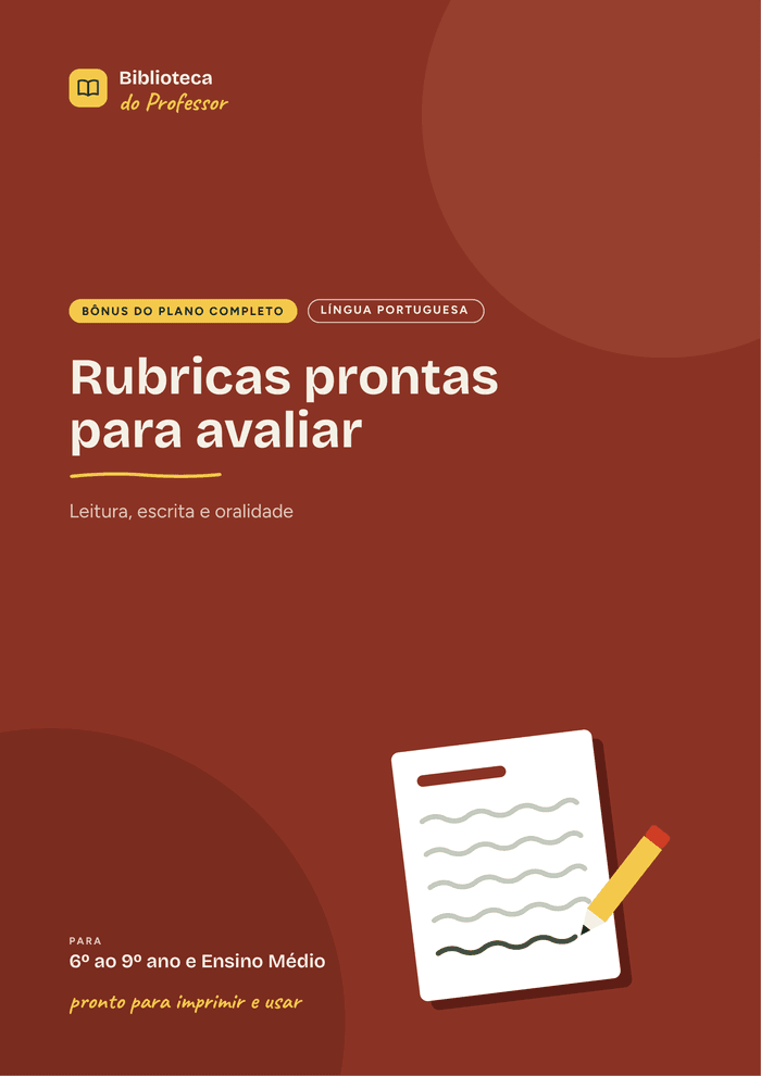 Capa de Rubricas prontas para avaliar